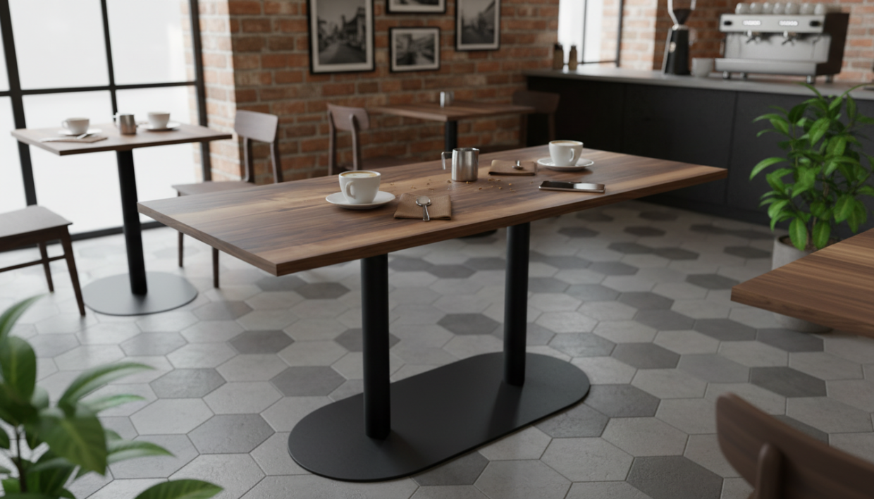 Столешница HPL на основе МДФ (Прямоугольная) Индийское дерево_24