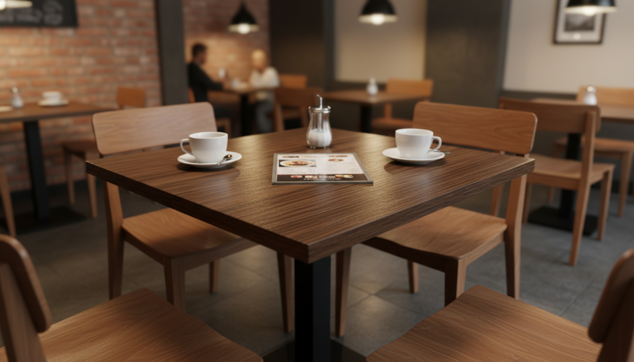 Столешница шпон дуба на основе ВЛАГОСТОЙКОГО МДФ (Квадратная) Шоколад_5