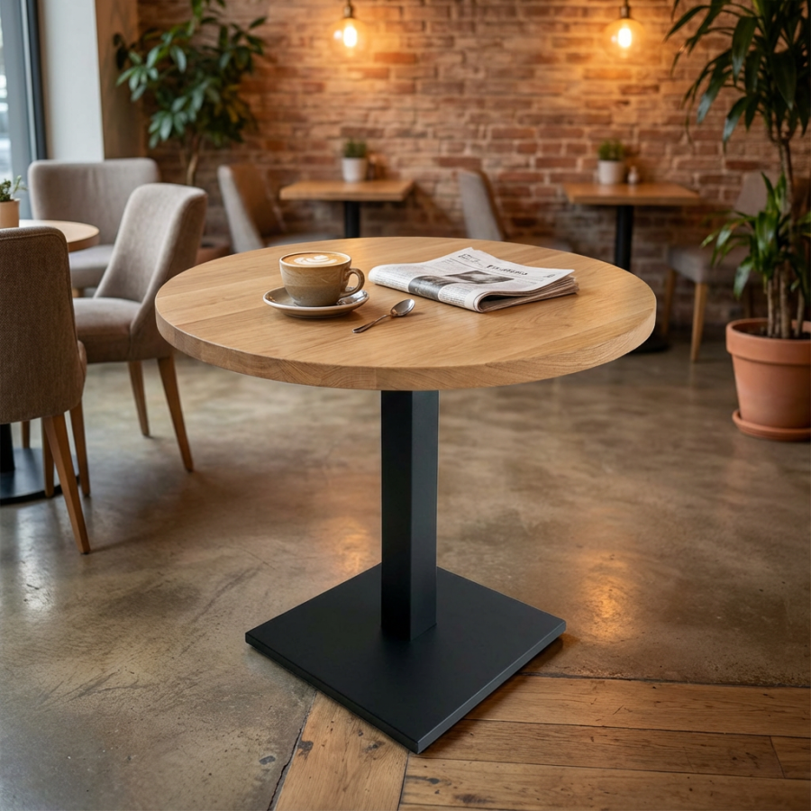 Столешница шпон дуба на основе ВЛАГОСТОЙКОГО МДФ (Круглая) Натуральный_7