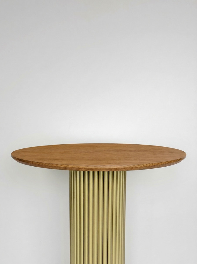 Столешница HPL на основе фанеры влагостойкая - толщина 19 мм (круглая) Дуб Вотан_29