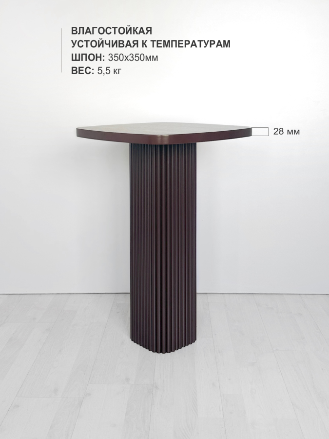 Столешница Шпон Дуба  350 х 350 мм